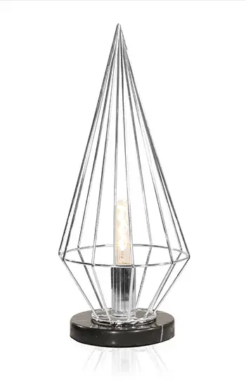 Keops bordlampe, Krom