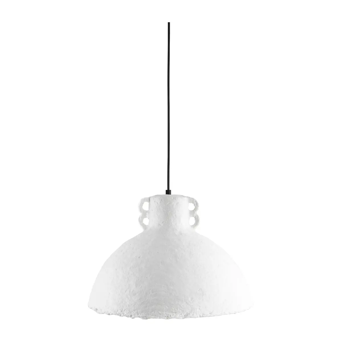 Maché pendel Ø 30 cm, Hvit