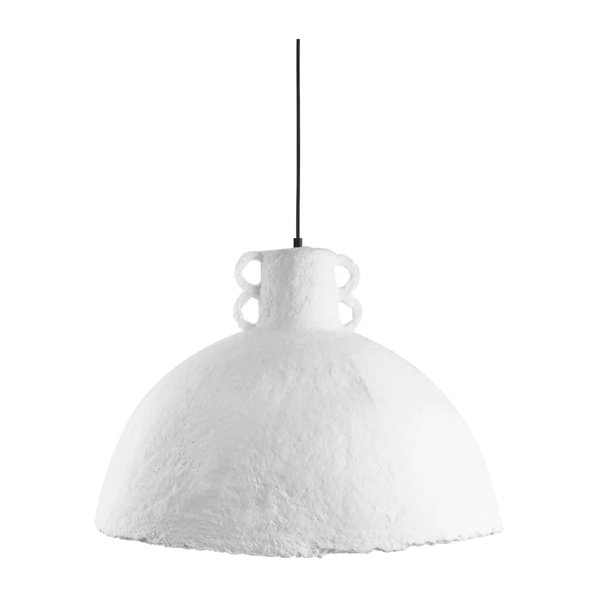 Maché pendel Ø 50 cm, Hvit