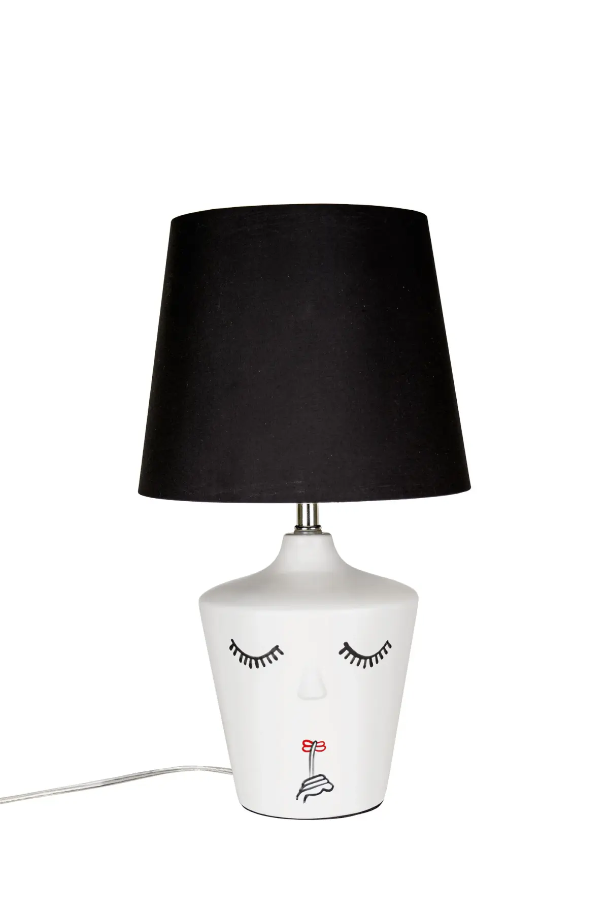 Nora bordlampe, Svart-hvitt
