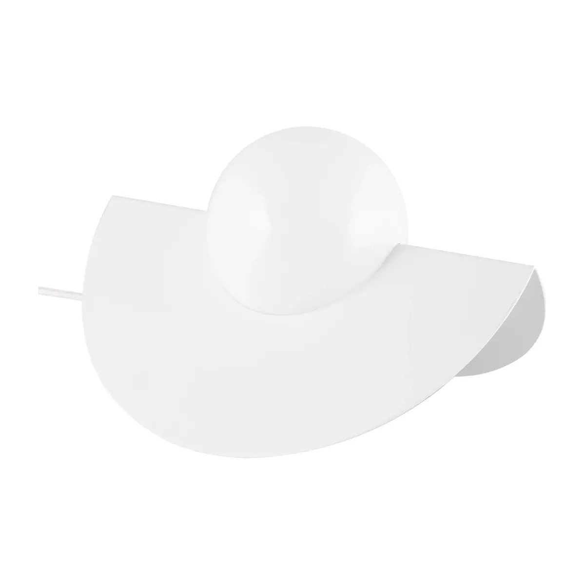 Roccia bordlampe, Hvit