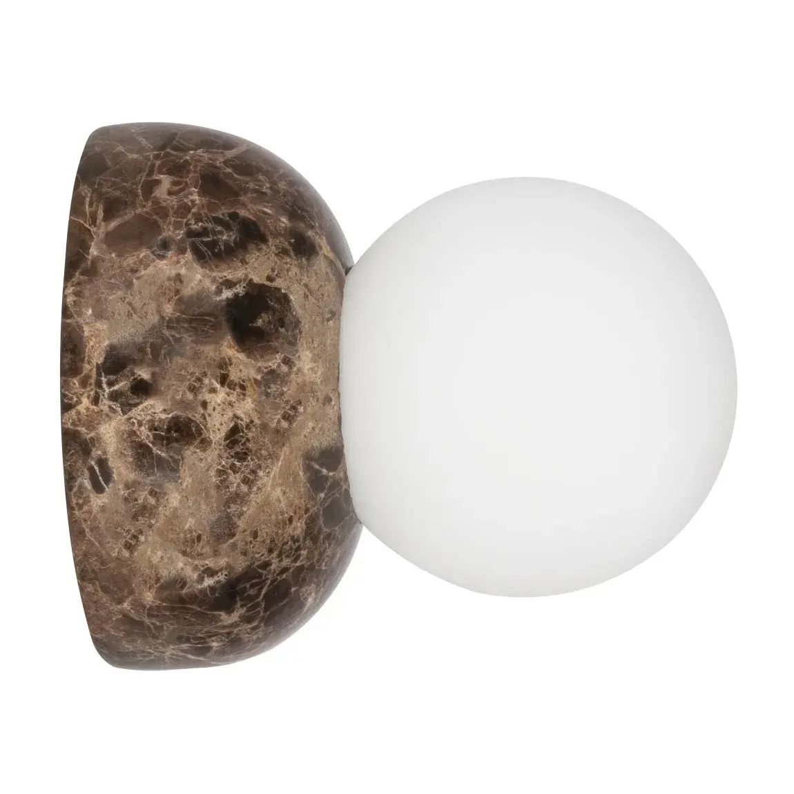 Torrano vegglampe/takplafond 13 cm, Brun