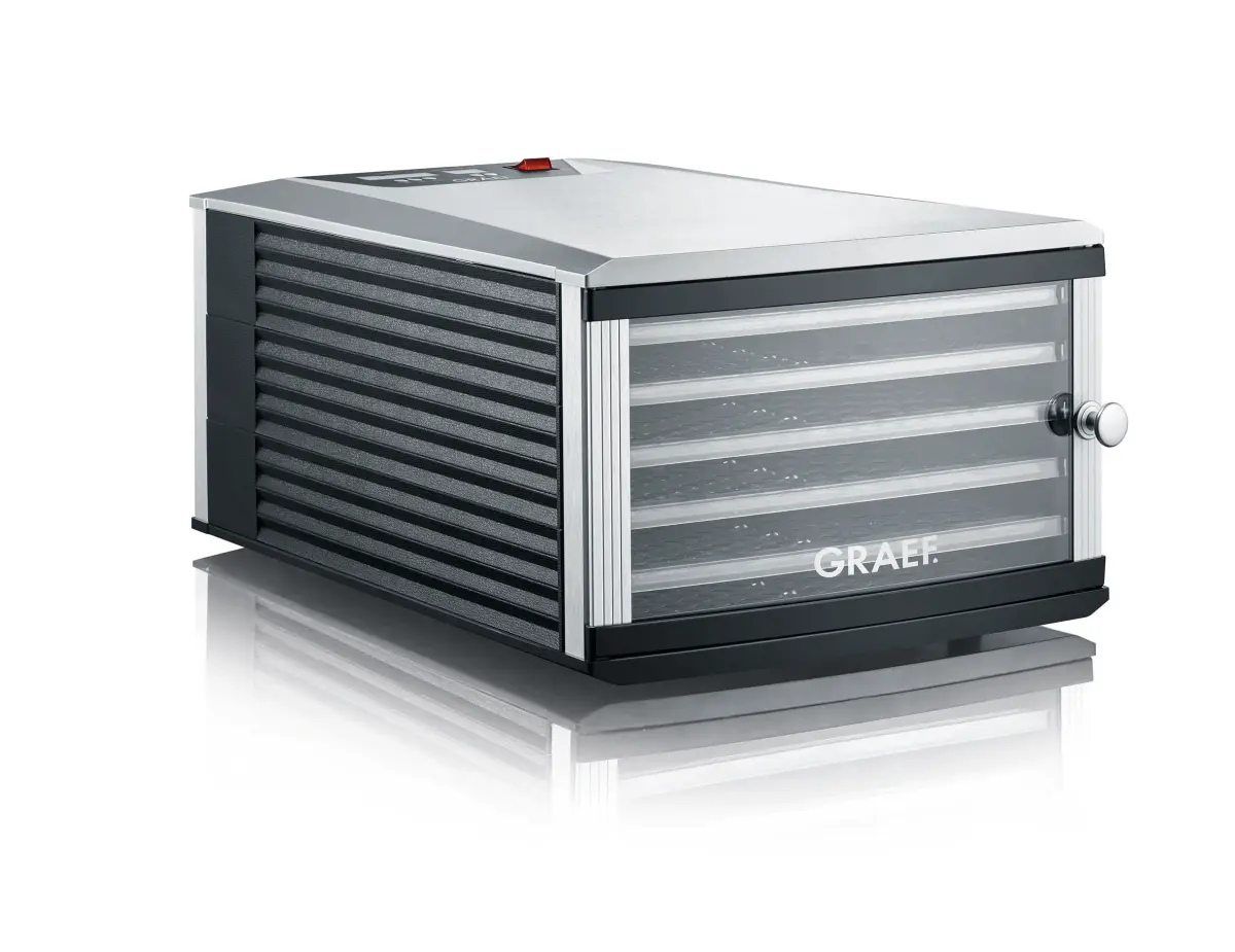 Graef DA506 Dehydrator soppetørker 6 brett, Svart-grå