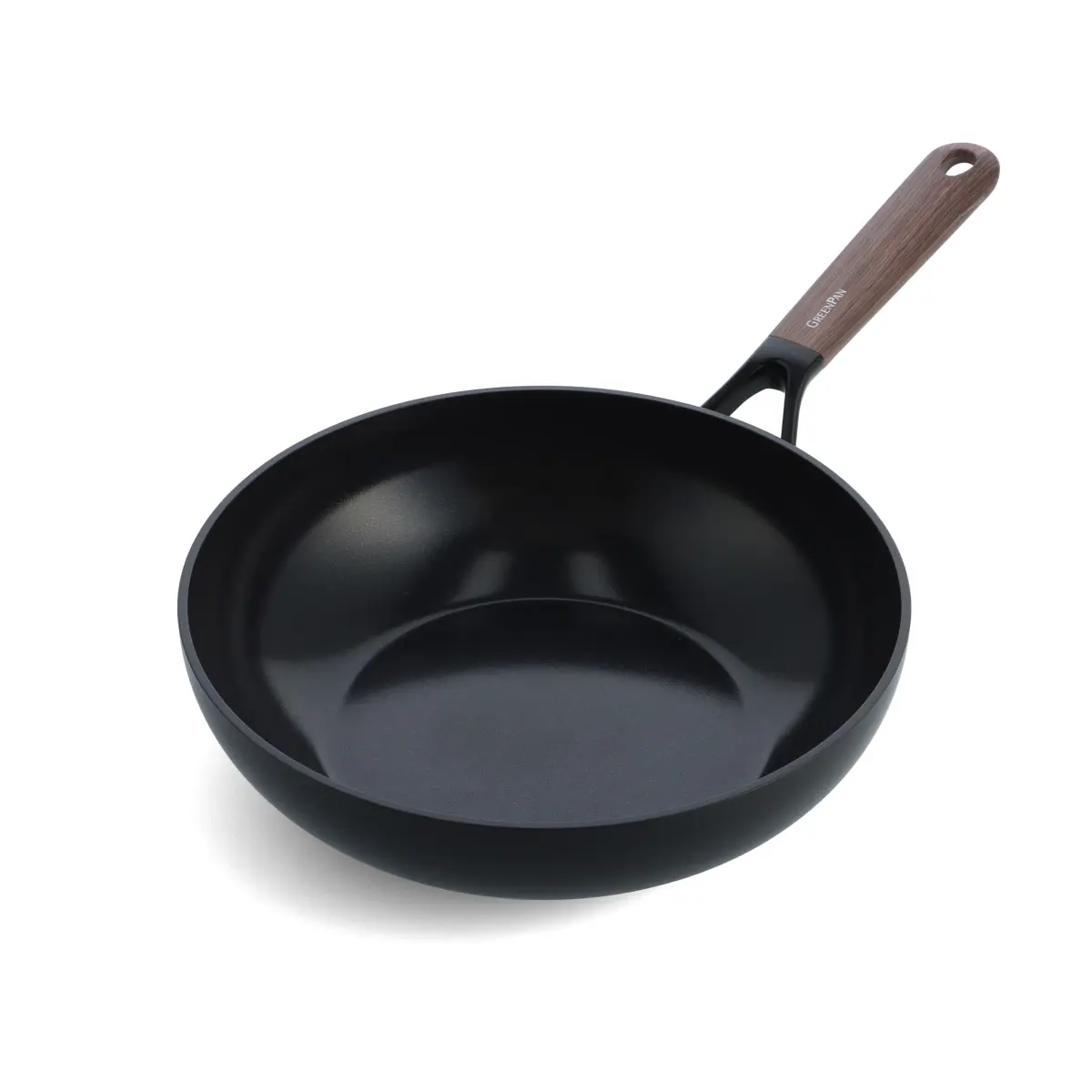 Eco Smartshape wokpanne 28 cm, Dark wood