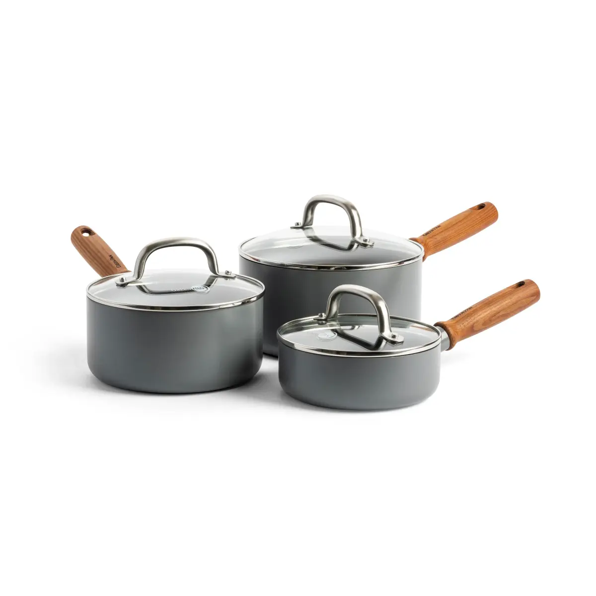 Mayflower Pro kasserollesett + lokk, 6 deler