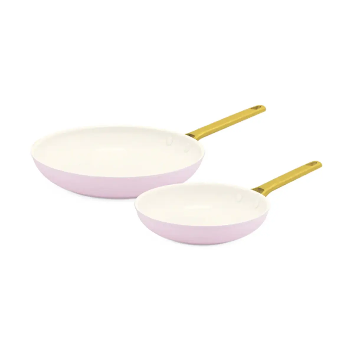 Padova stekepannesett 20 + 26 cm, Blush pink