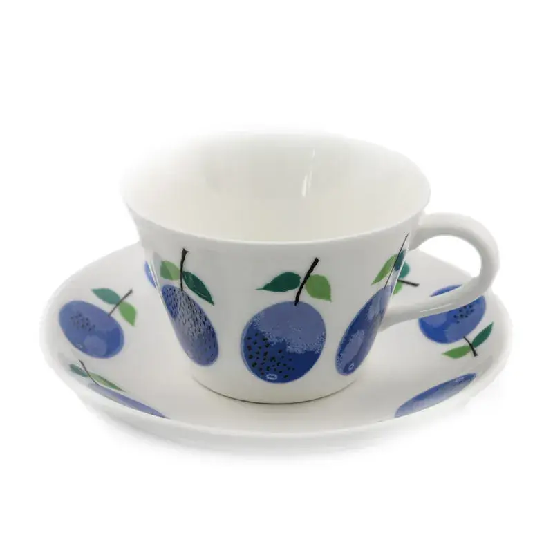 Prunus kaffekopp med fat, 15 cl