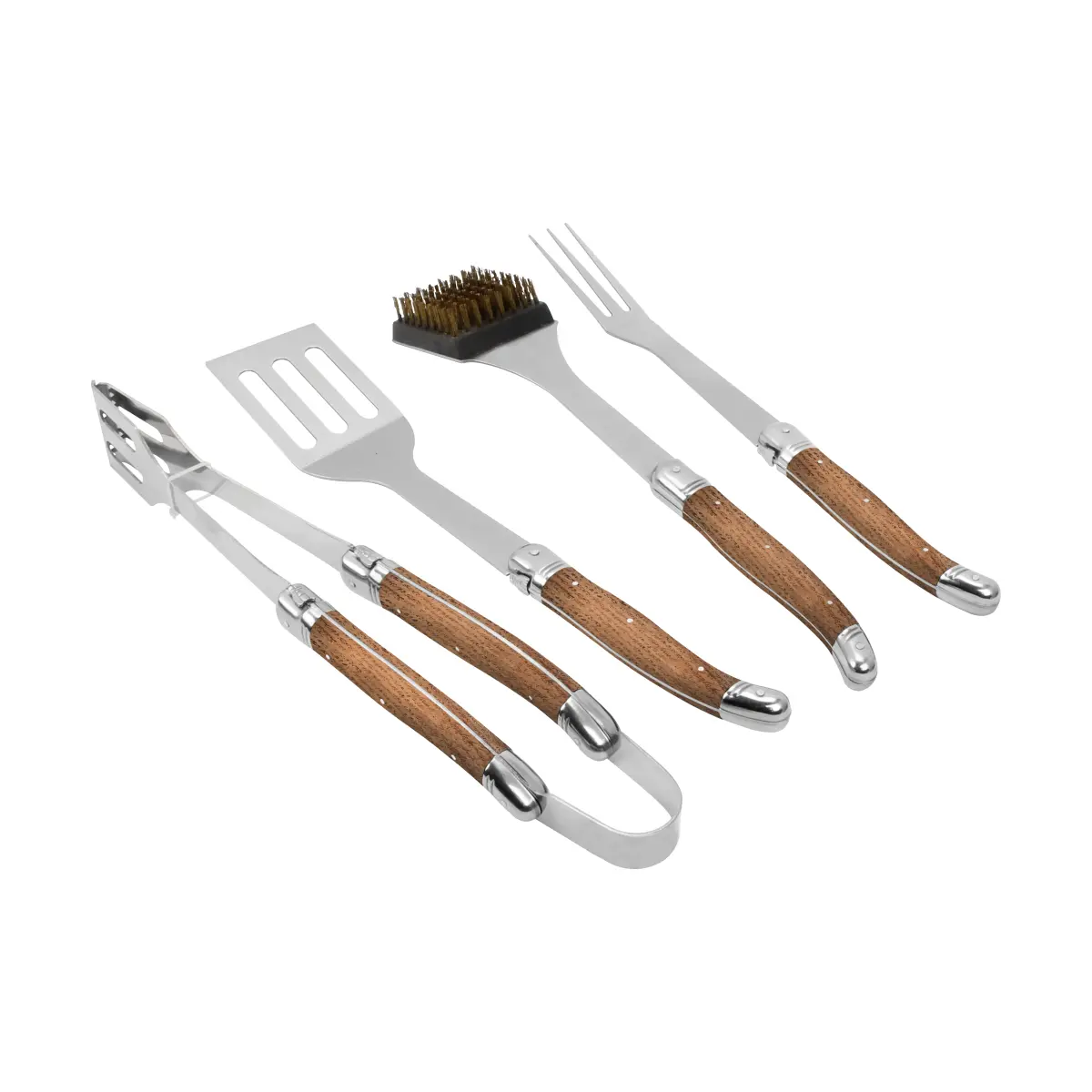 Laguiole By Hâws BBQ grillsett 4-deler, Oak