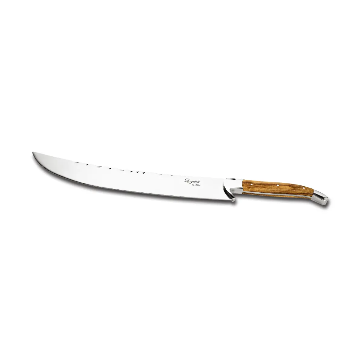 Laguiole By Hâws champagnesabel 27 cm, Olivtre-rustfritt stål