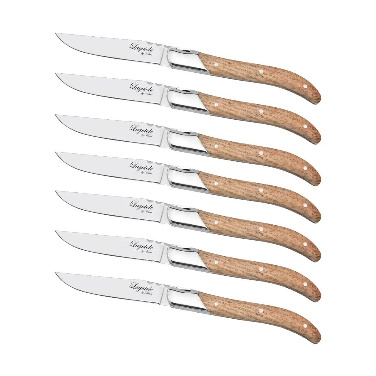 Laguiole By Hâws grillgaffel 6-pakning, Oak