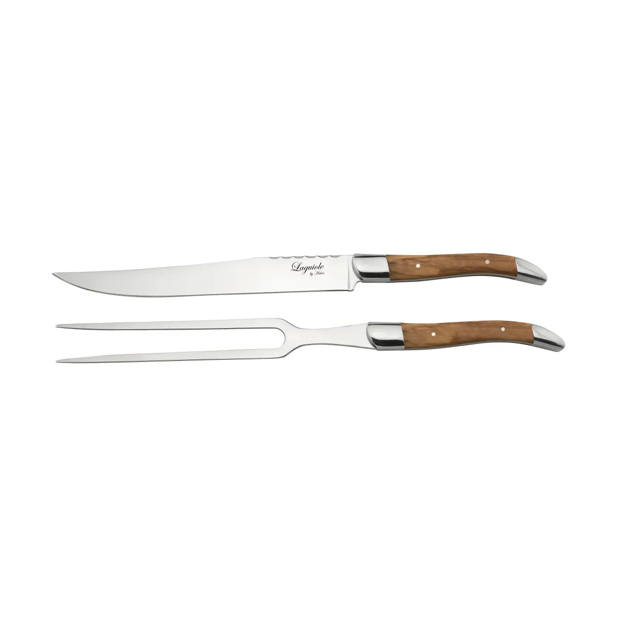 Laguiole By Hâws trancherset 2-deler, Olive