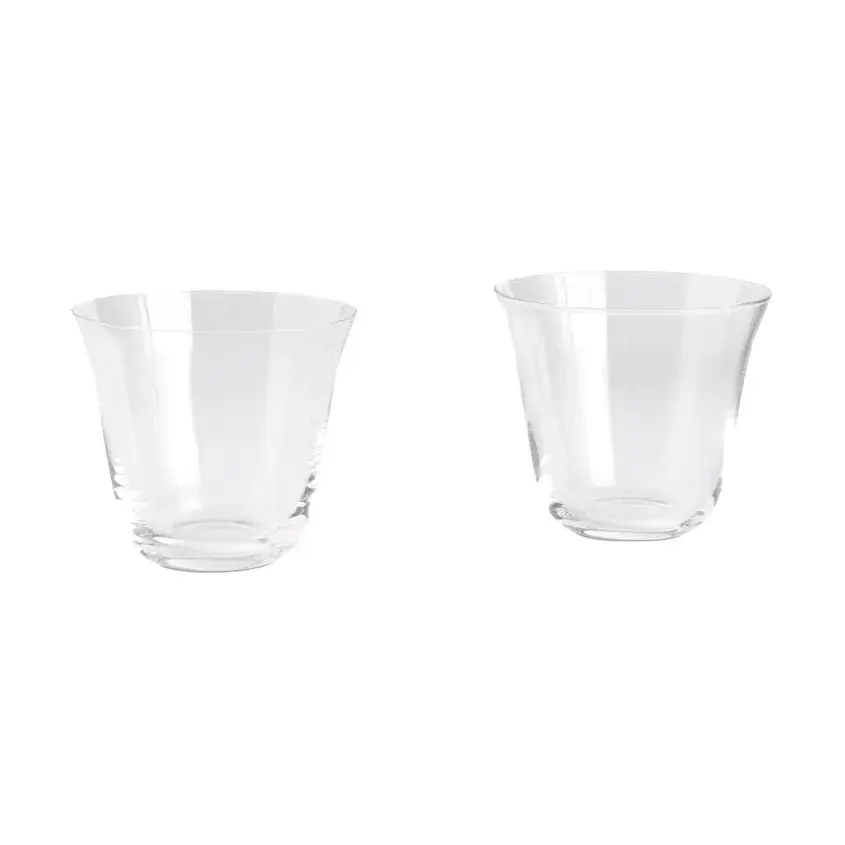 Curve Tumbler drikkeglass 2-pakning, Clear