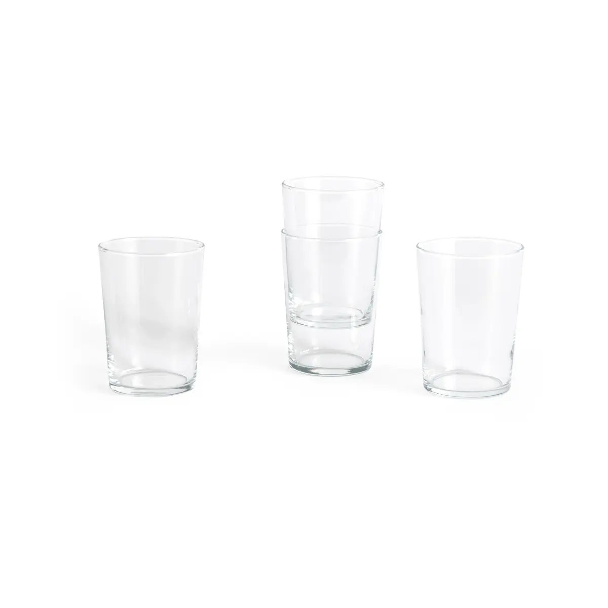 Glass drikkeglass L 49 cl 4-pakning, Klar
