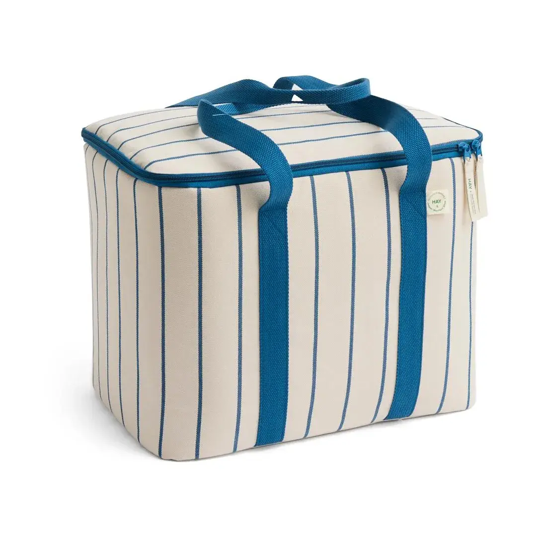 Outdoor Market kjølebag, Blue-beige
