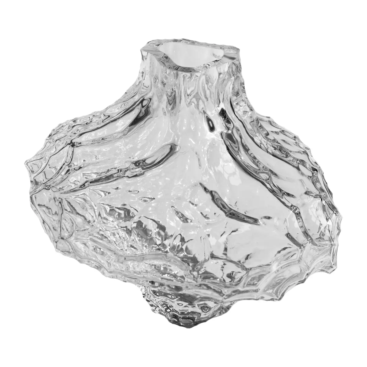 Canyon Large vase 23 cm, Clear