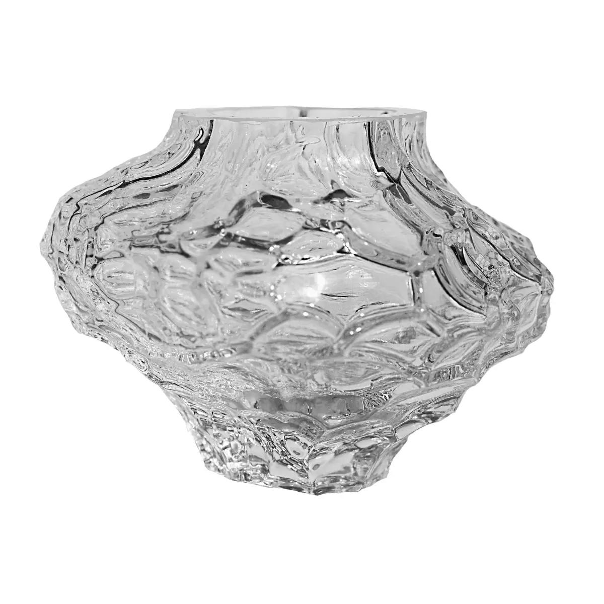 Canyon Mini vase 8 cm, Clear