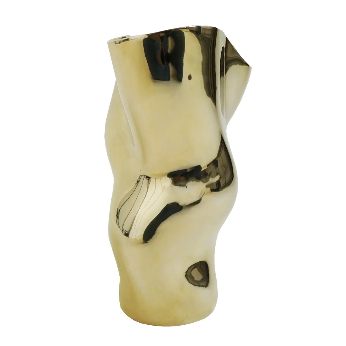 Ostrea 25 vase, Brass