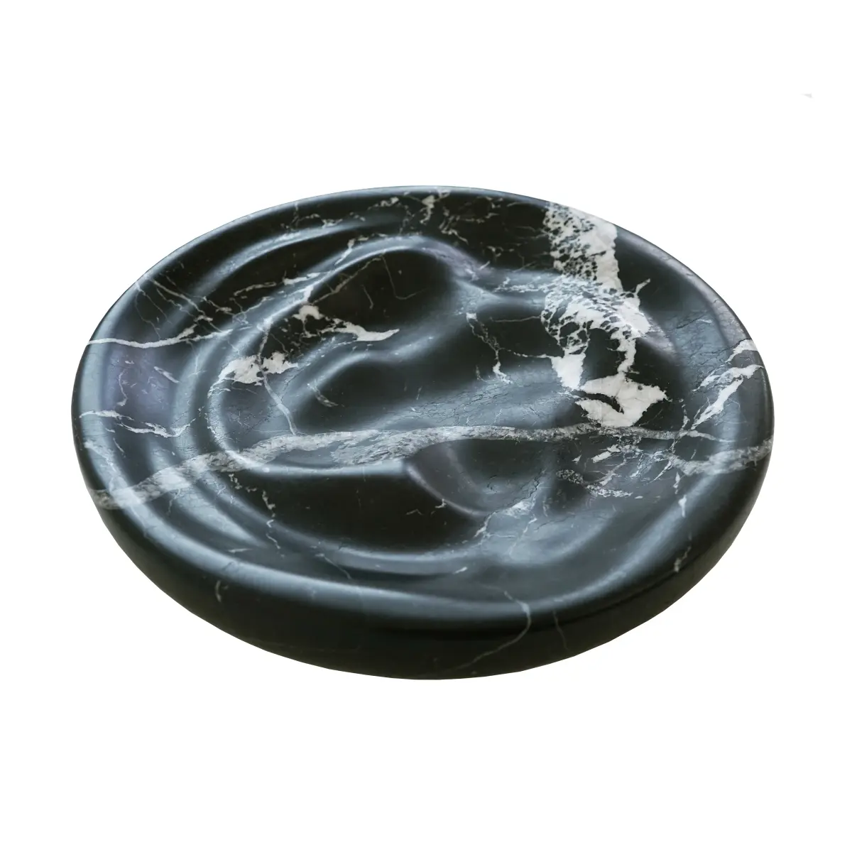 Ripple skål Ø 30 cm, Black marble