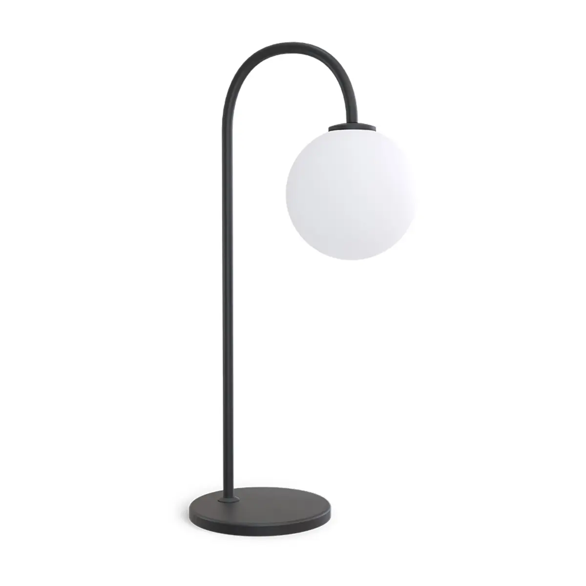 Ballon bordlampe, Svart