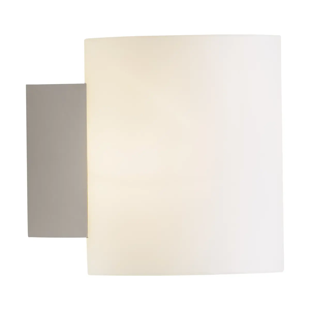 Evoke vegglampe small, Hvit-opalglass