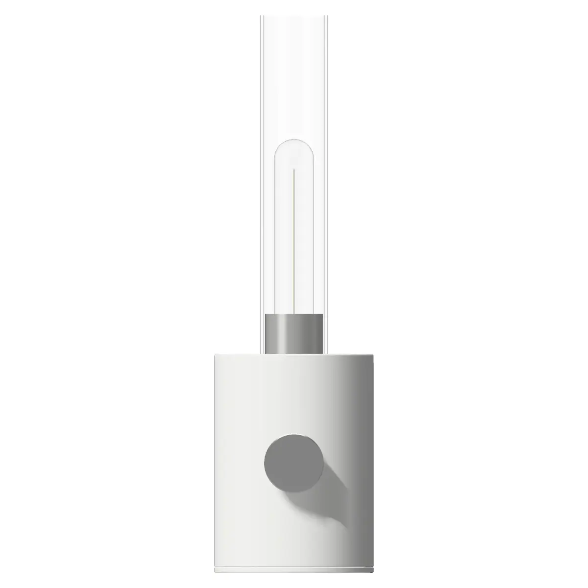 Harbor bordlampe small 28 cm, Matt hvit