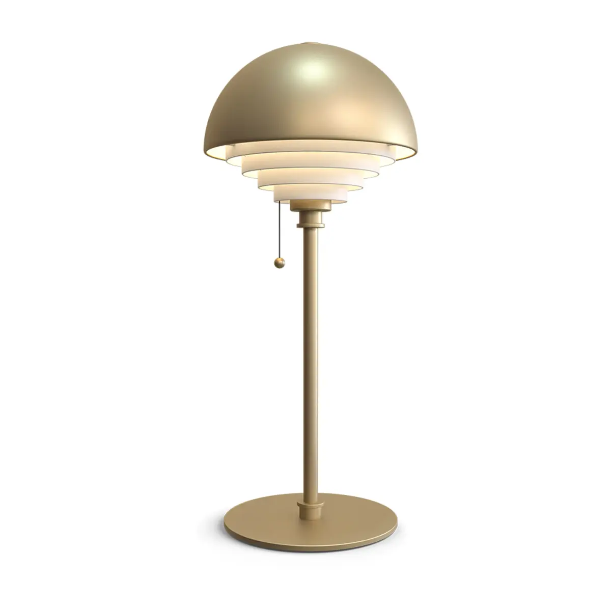Motown bordlampe, Messing