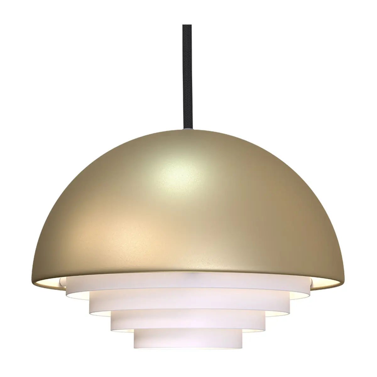 Motown taklampe medium, Messing