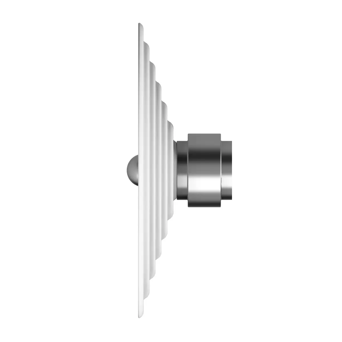 Sound vegglampe medium, Matt hvit