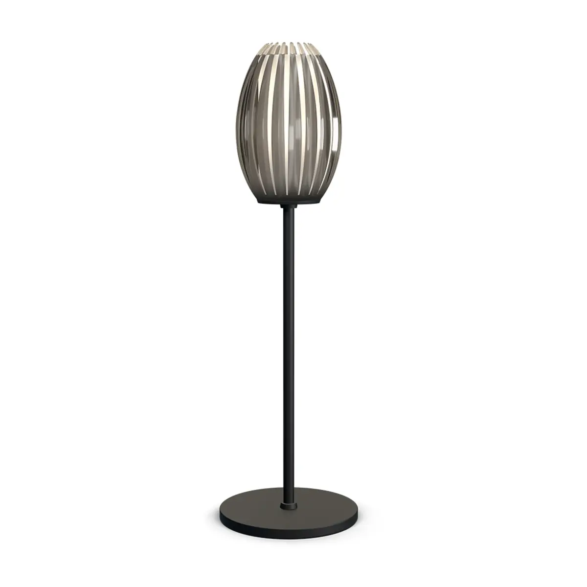 Tentacle bordlampe 50 cm, Svart-røkfarget
