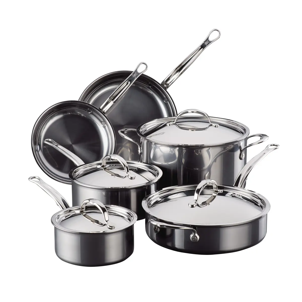 Hestan Nanobond gryte- og stekepannesett, 10 deler