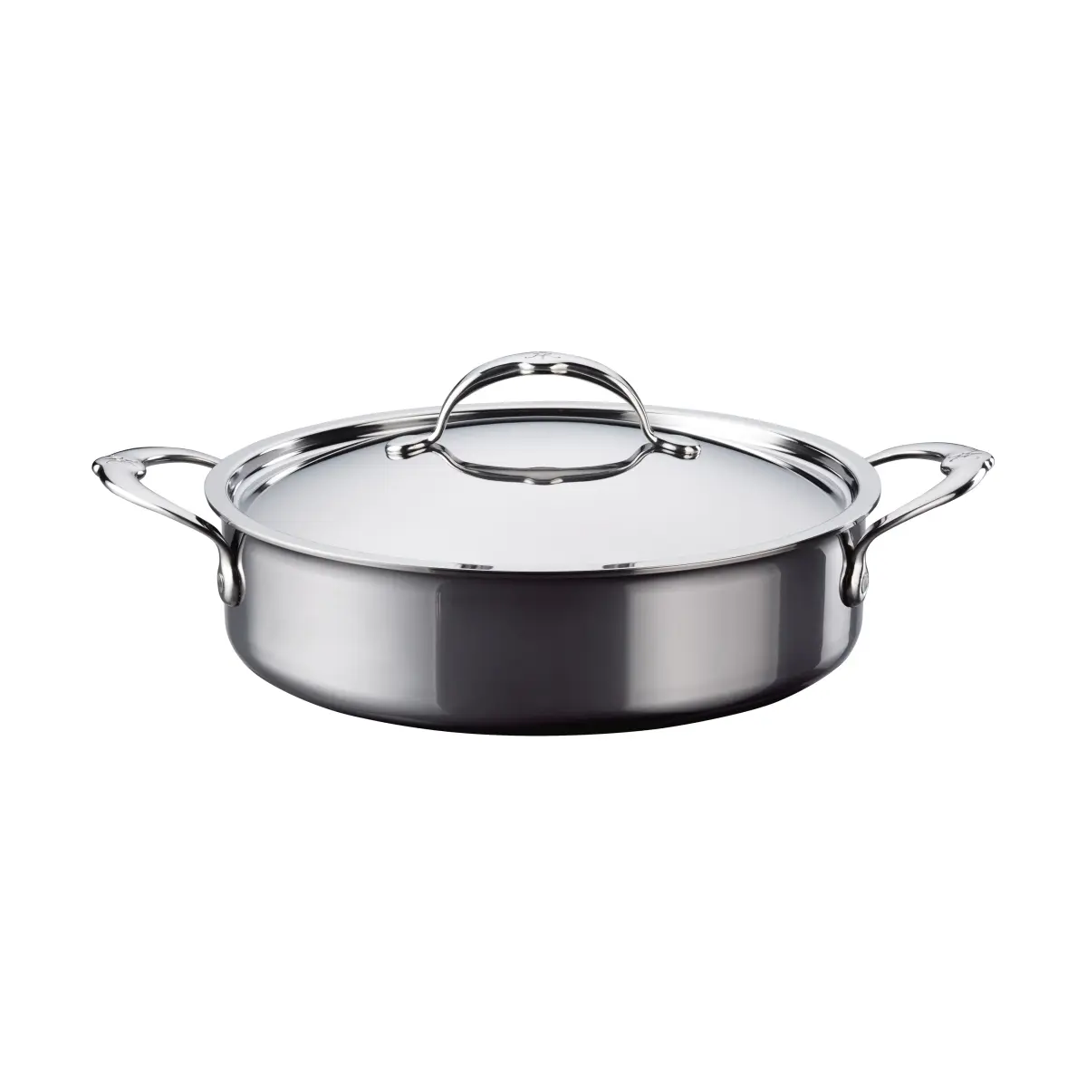 Hestan Nanobond sauteuse med lokk 26 cm, Rustfritt stål
