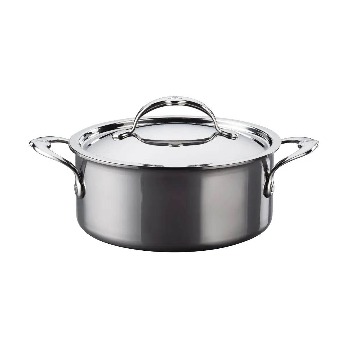 Hestan Nanobond suppegryte med lokk 2,8 L, Rustfritt stål