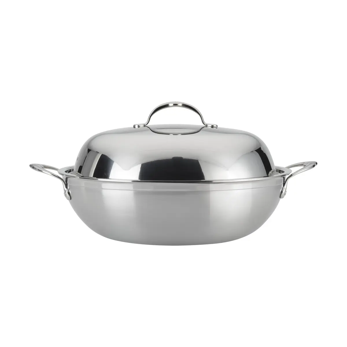 Hestan Probond wok med lokk 36 cm, Rustfritt stål