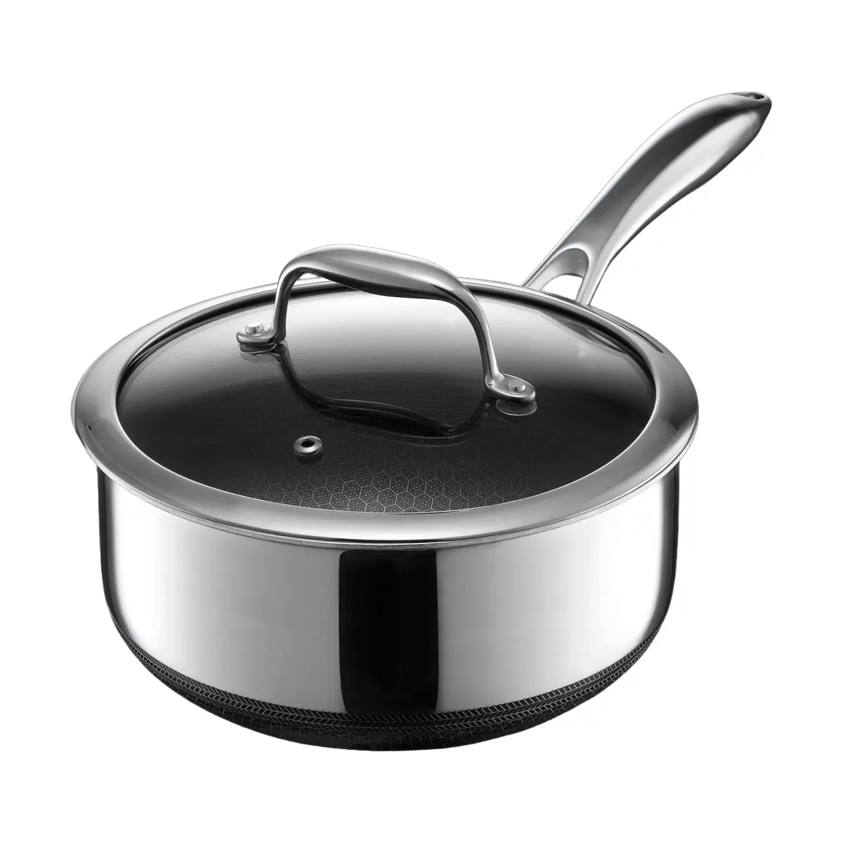 Hexclad gryte med lokk hybrid, 2,8 L