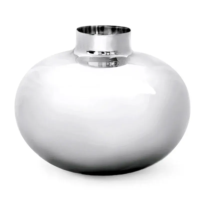 Amico vase Ø29 cm, Nikkelbelagt messing