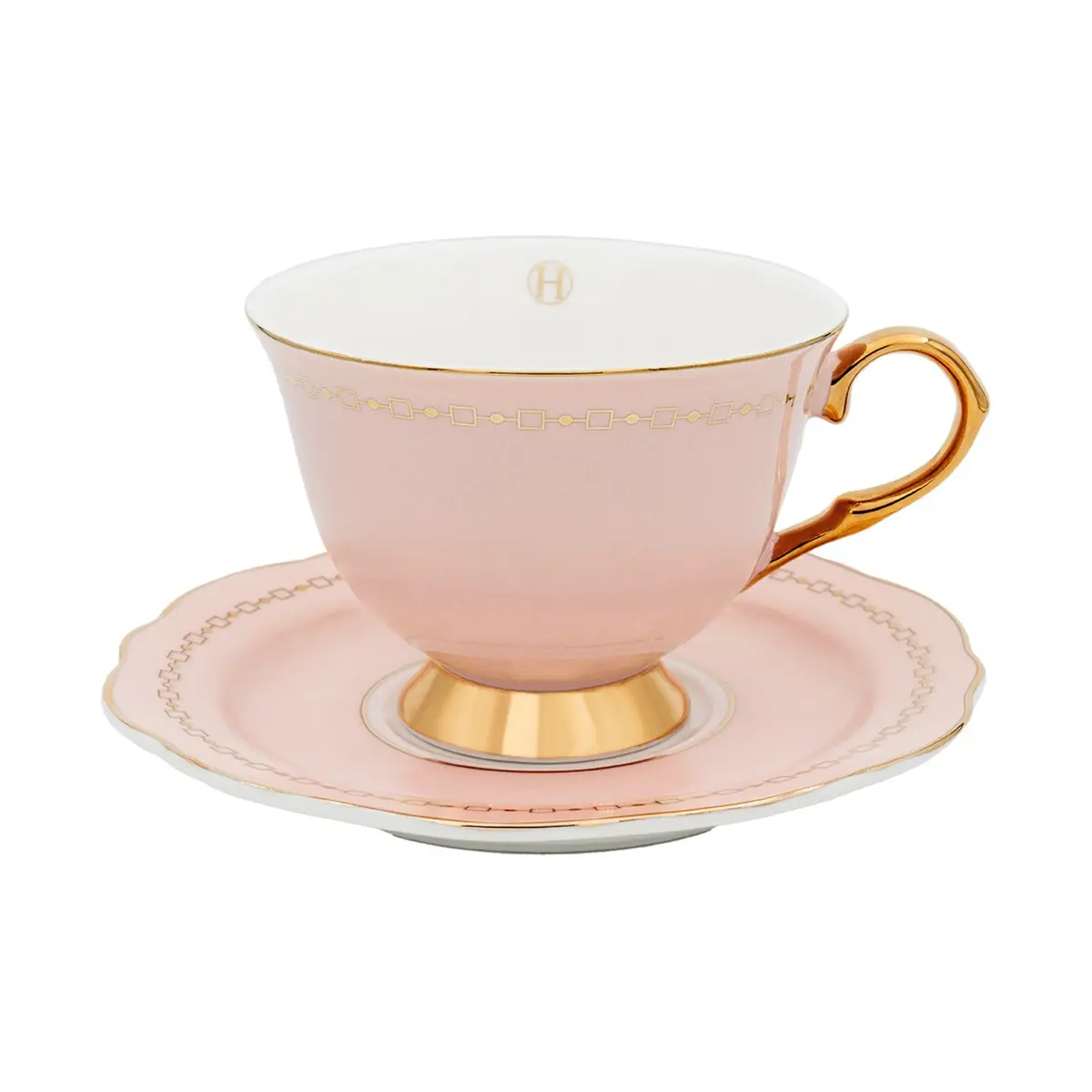 Anima Cielo Rosa kopp med fat, 22 cl