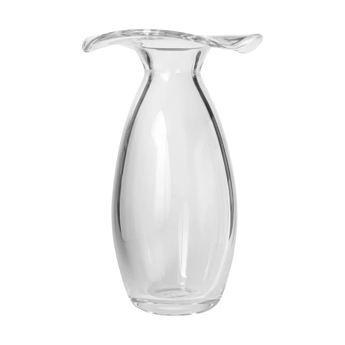Hilke X Skruf Loto vase, Klar