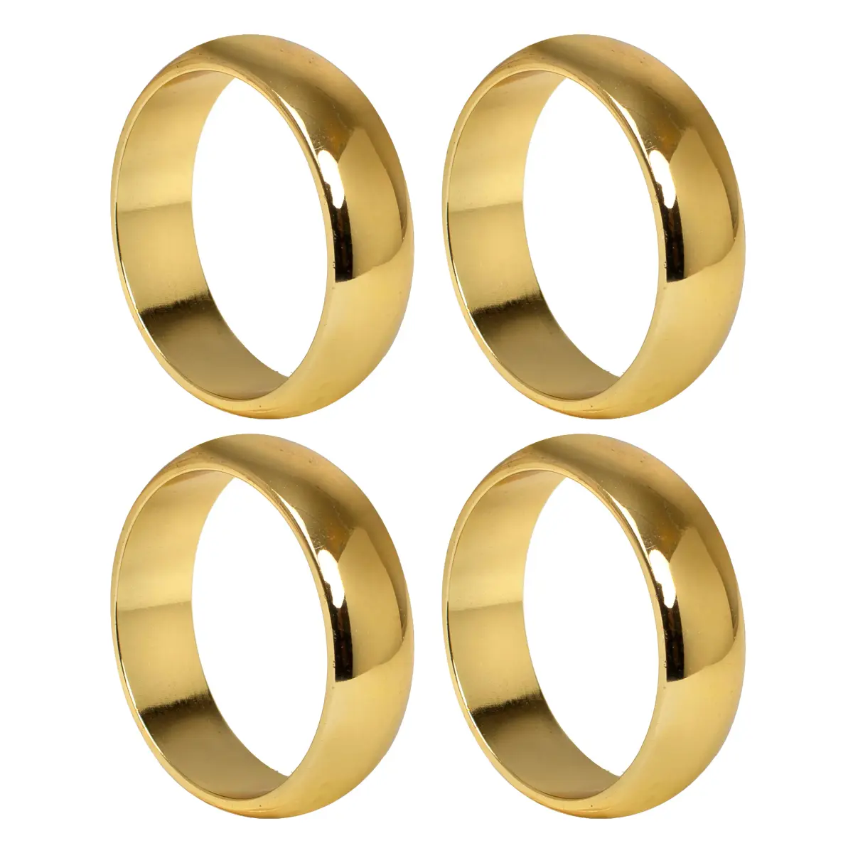 Monaco serviettring Ø4 cm 4-pakning, Brass