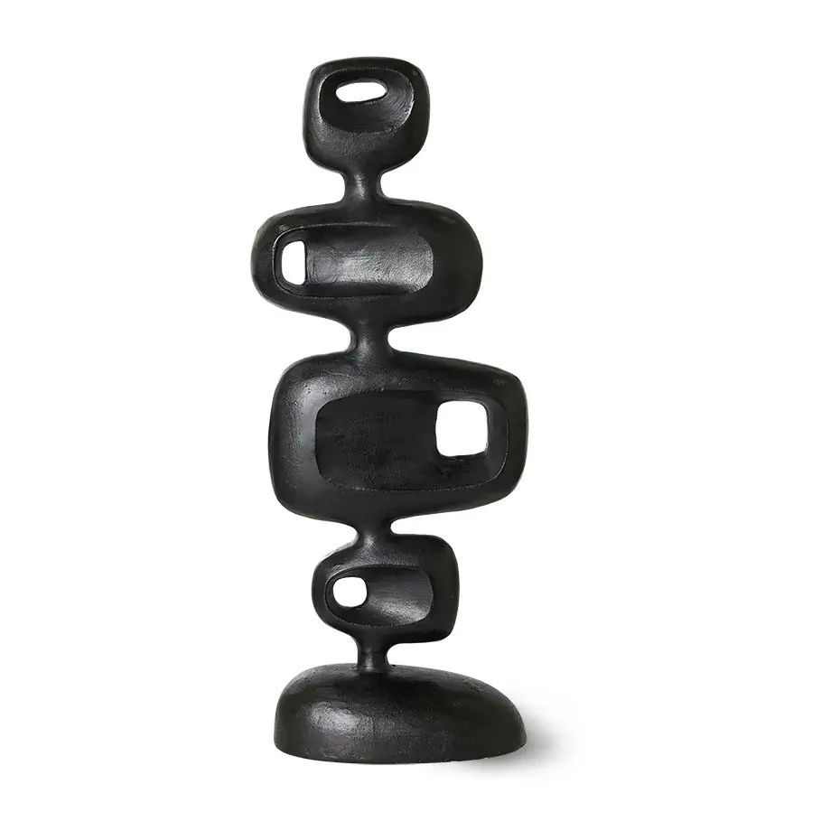Aluminium sculpture 80 cm, Heavy black