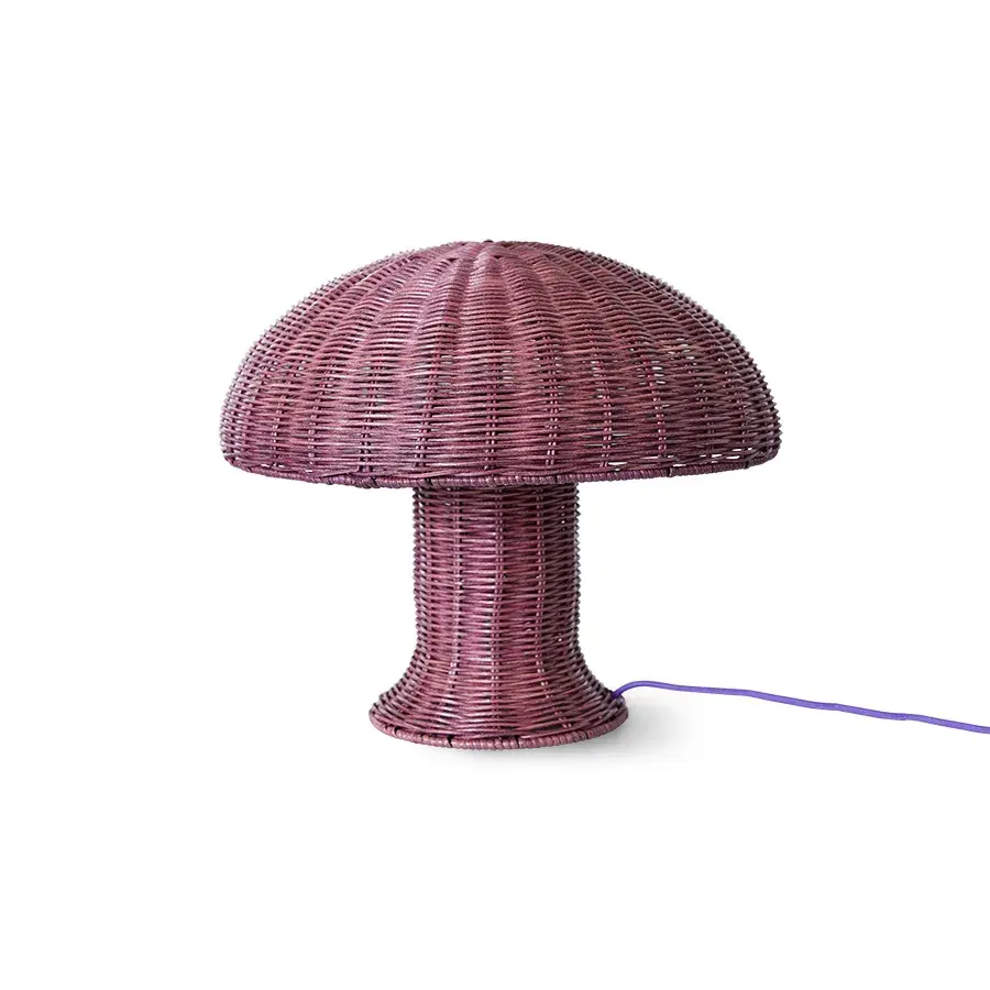 Bordlampe rotting 30 cm, Burgundy