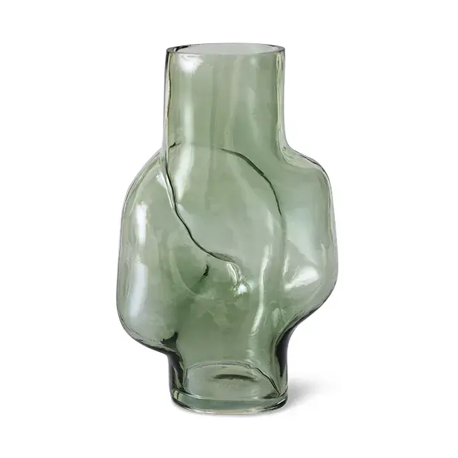 Gleam vase high, Olive
