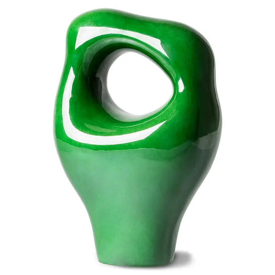 HK Objects skulptur 18,5x28,5 cm, Grønn
