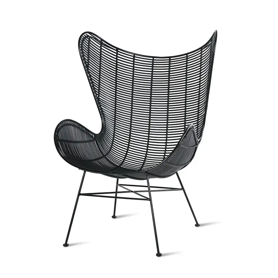 Outdoor Egg Chair, Black