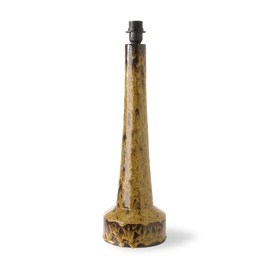 Retro lampefot Ø17x62 cm, Sennep