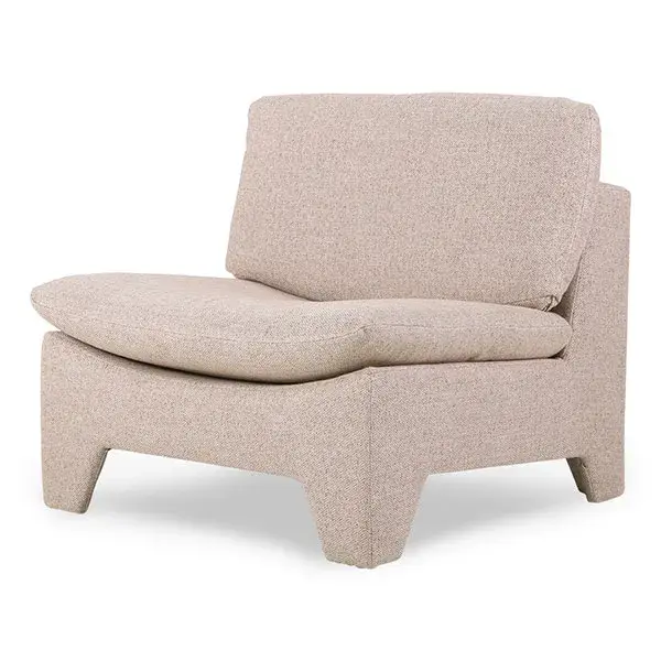 Retro lounge Lenestol, Nude melange