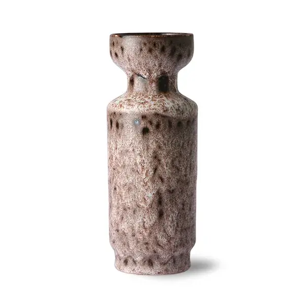 Retro Vase Ø9x25 cm, Brun