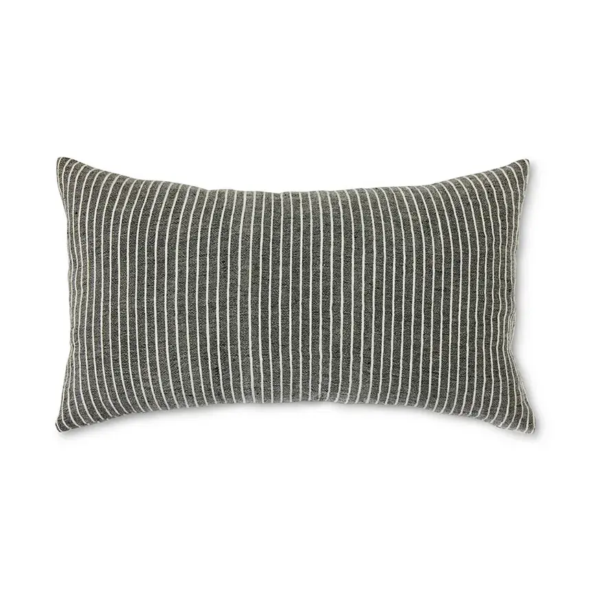 Striped monochrome pute 40x70 cm, Grey