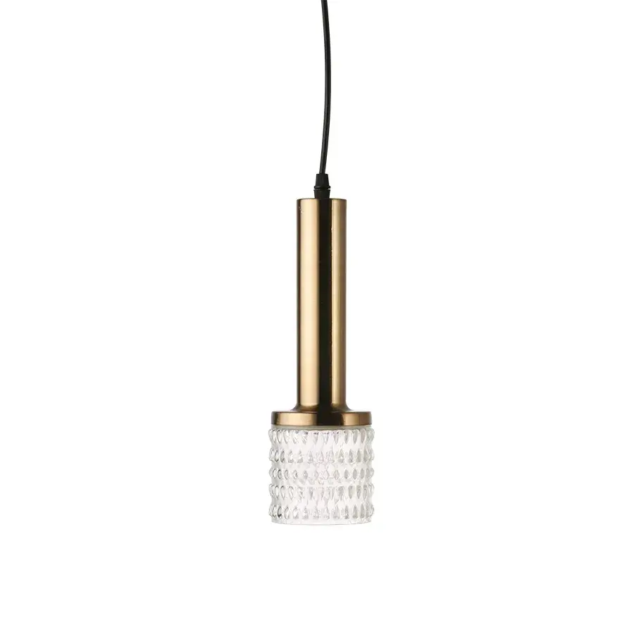 Taklampe/pendel Ø9x30 cm, Glass