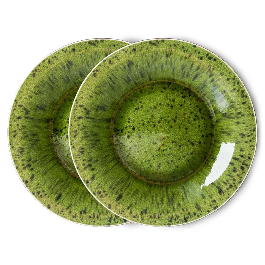 The Emeralds tallerken 2-pakning Ø27,3 cm, Grønn
