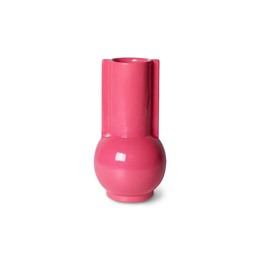 Vase 10,5x20 cm, Hot pink